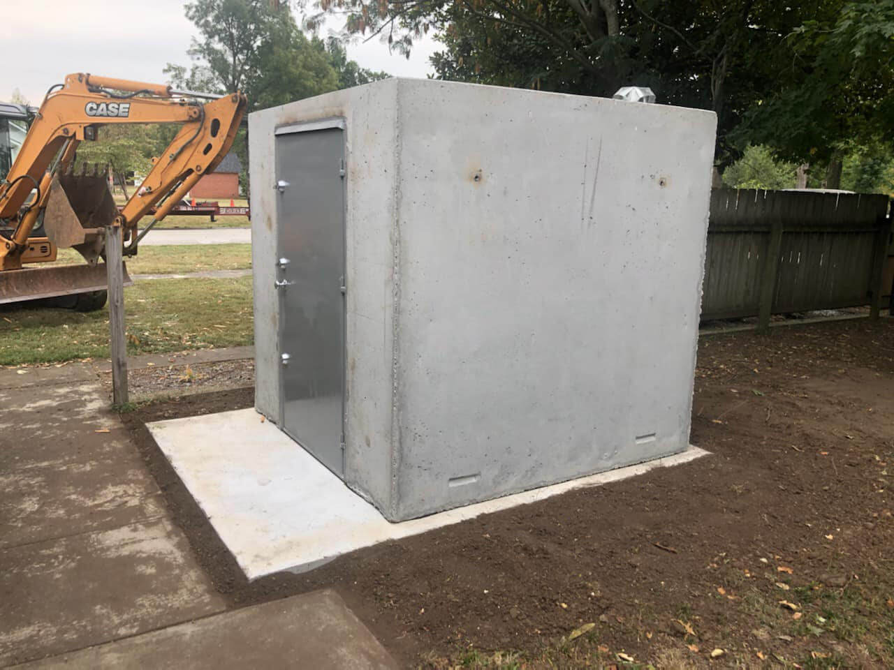 Above Ground Concrete Shelter (AG) view 6