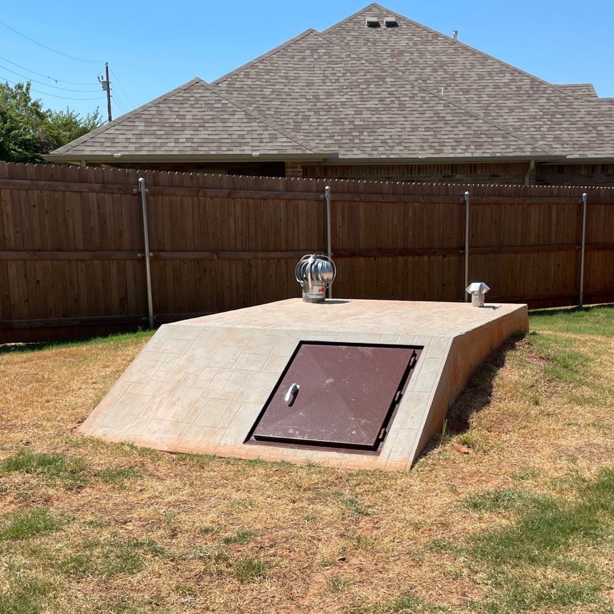 6×8 Premium Sloped Front Storm Cellar (SF68OSS) view 1